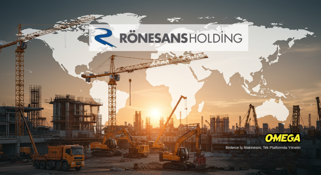 Rönesans İnşaat, Binlerce İş Makinesini O-MEGA ile Yönetiyor!