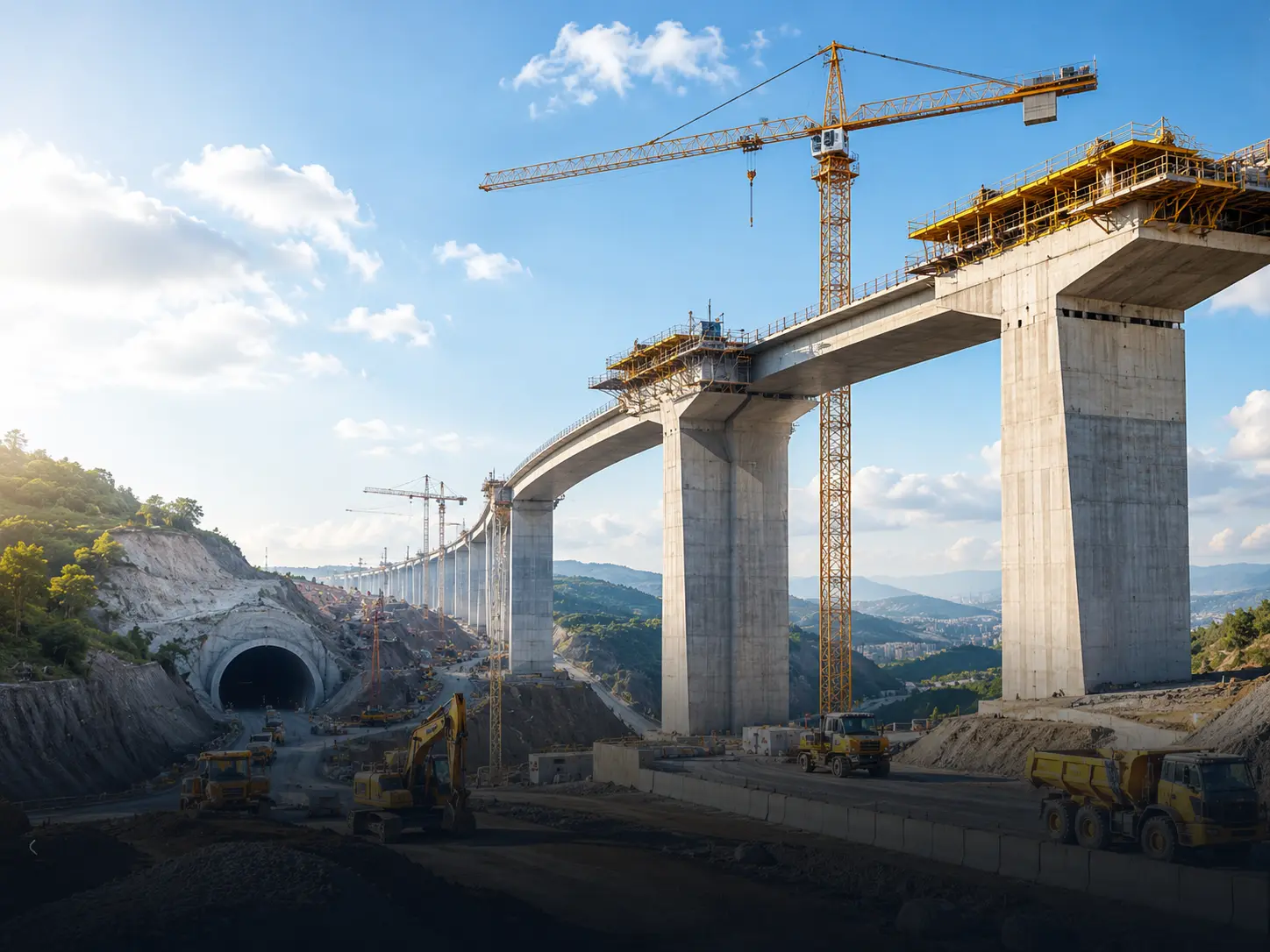 Köprü, yol, tünel ve büyük ölçekli altyapı projesi